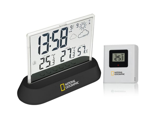 Funkčná meteostanica NATIONAL GEOGRAPHIC – transparentná