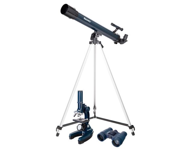 Levenhuk Discovery Scope 3 sada so vzdelávacou publikáciou, Jazyk: EN