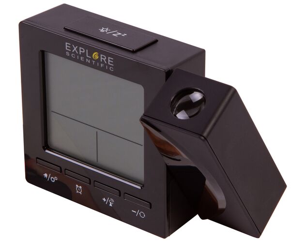 Explore Scientific RC Digital Projection Clock with Indoor Temperature, black, image-8