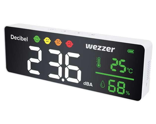 Levenhuk Wezzer Teo TH70 termohygrometer s monitorom hluku