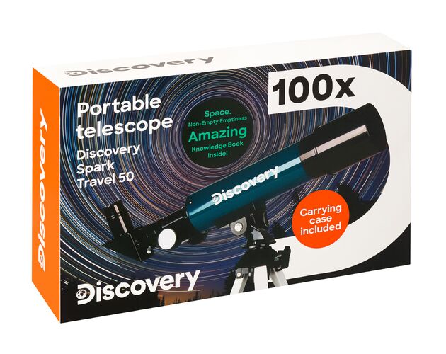 Levenhuk Discovery Spark Travel 50 teleskop s knižkou, Jazyk: EN, image-12