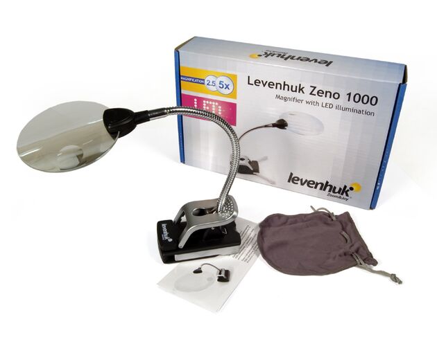 Levenhuk Zeno 1000 LED Magnifier, 2.5/5x, 88/21mm, image-2