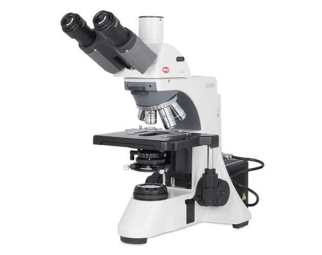 Motic Mikroskop BA410 Elite, trinokulárny, halogén 50W, 40×–1000×