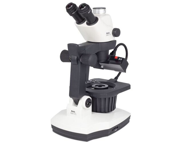 Motic Zoom-stereomikroskop GM-171, trinokulárny, 7,5×–50×, pracovná vzdialenosť 110 mm