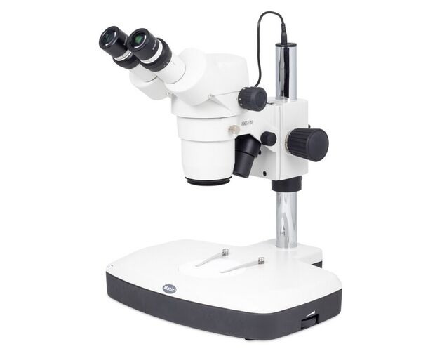 Stereo mikroskop Motic SMZ-168-BLED so zoomom, bino, 7,5x-50x