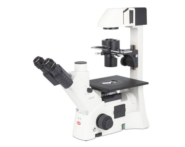 Motic Inverzný mikroskop AE31E, trinokulárny, infinity, 40×–400×, fázový kontrast, halogén 30W