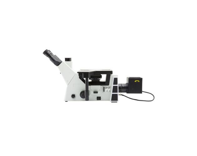 Optika Inverzný mikroskop IM-5MET, MET, trinokulárny, inversný, 10×/24 mm, dopadajúce svetlo, halogén 12V/100W, bez objektívov