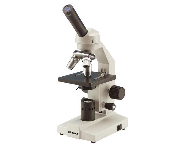 Optika Mikroskop M-100FLED, monokulárny, 40×–400×