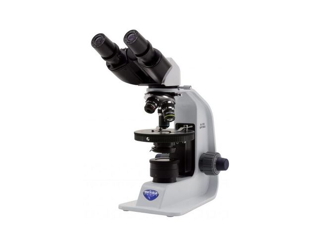 Optika Mikroskop B-150P-BRPL, binokulárny, polarizačný, planárny, akumulátor, 400×