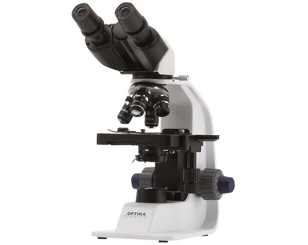 Optika Mikroskop B-159 ALC, binokulárny, DIN, HC-achromatický, 40×–1000×, 10×/18, LED 1 W
