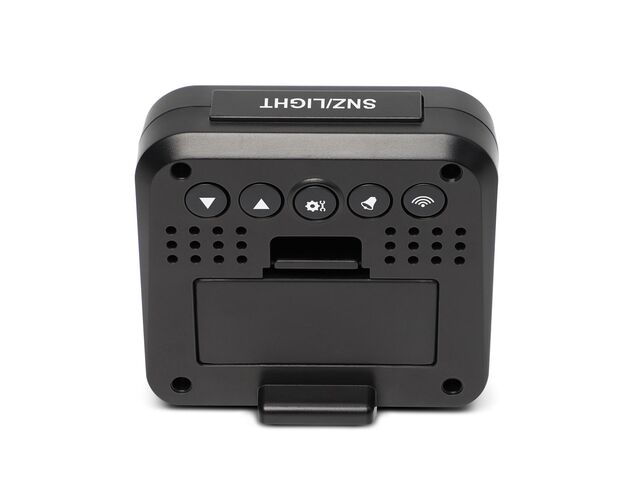 Explore Scientific RC Alarm Clock, black, image-3