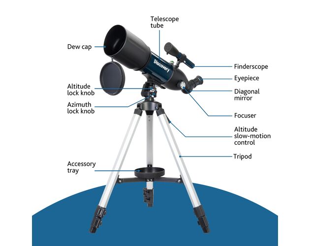Teleskop Discovery Sky Trip ST80 s knihou, Jazyk: CZ, image-18