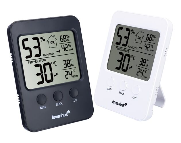 Levenhuk Wezzer BASE L30 White Thermohygrometer, image-2