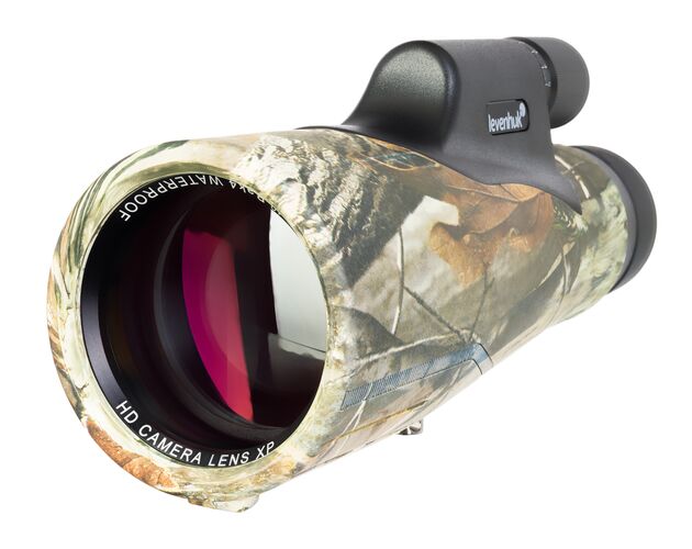 Monokulárny ďalekohľad s zamerníkom Levenhuk Camo Pine 10x56, Farba: Pine, image-10