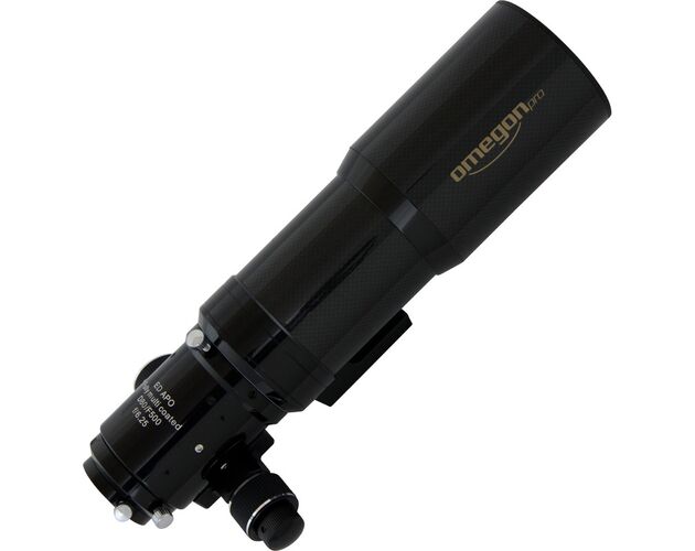 Omegon Apochromatický refraktor Pro APO AP 80/500 ED Carbon OTA + Field Flattener