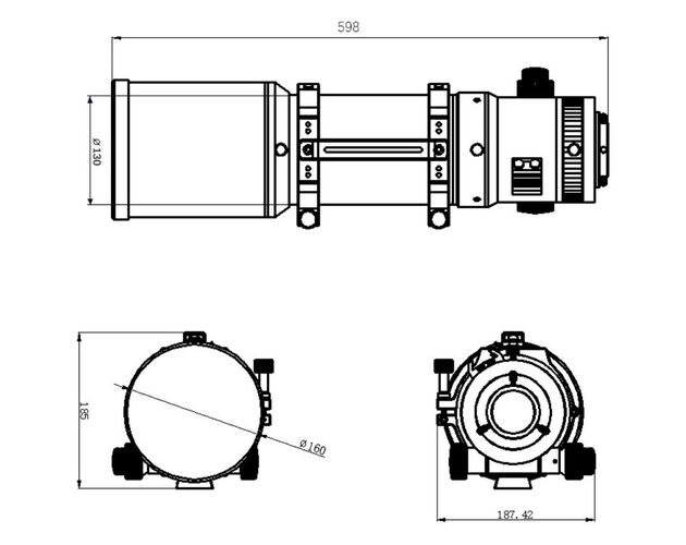 Omegon Pro APO AP 121/678 Quintuplet - apochromatický refraktor, image-8
