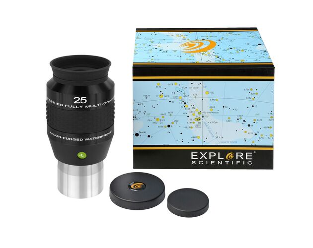 Okulár EXPLORE SCIENTIFIC 100° Ar 25 mm (2")