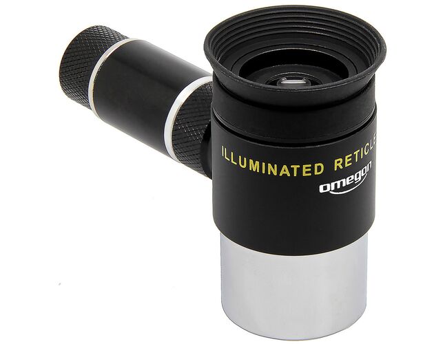 Okuláre so zámernou osnovou Omegon Osvetlený okulár s krížom, Kellner 12 mm