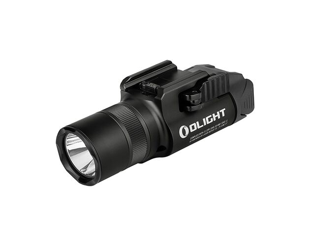 Svetlo na zbraň Olight BALDR PRO R Black 1350 lm – zelený laser   