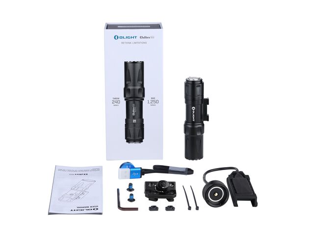 Profesionálna taktická LED baterka Olight Odin Mini black 1250 lm  , image-2