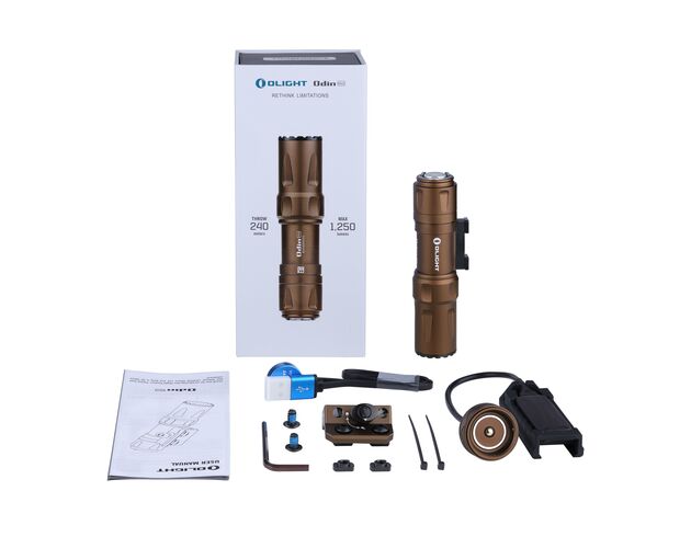 Profesionálna taktická LED svítilna Olight Odin Mini desert 1250 lm  , image-7