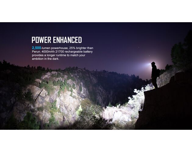Nabíjateľná LED čelovka Olight Perun 2 Kit 2500 lm  , image-3