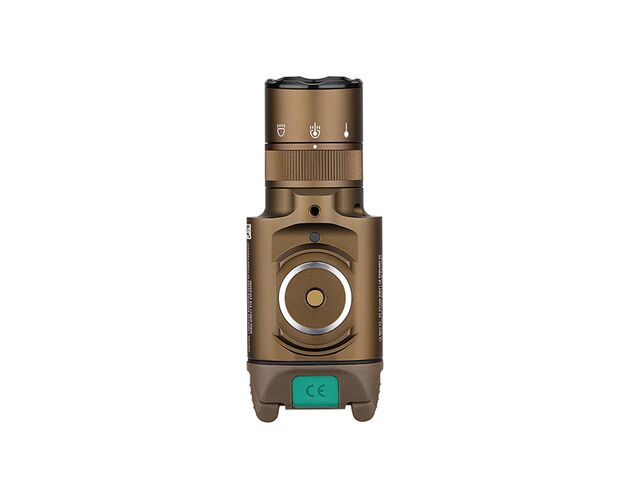 Svetlo na zbraň Olight BALDR PRO R Desert Tan 1350 lm – zelený laser   , image-2