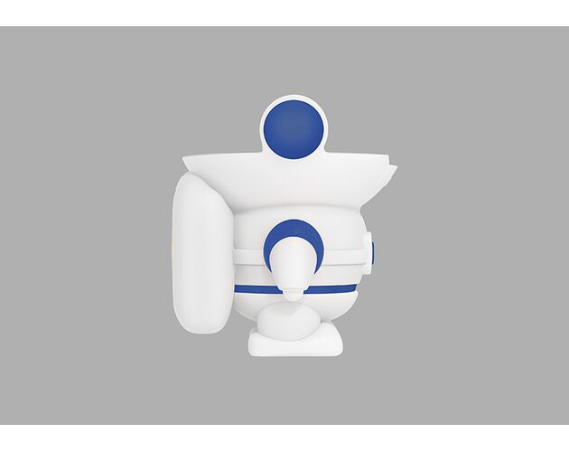 Nabíjací držiak na lampášik Obulb Olight Obuddy Astro Blue – figúrka   , image-2