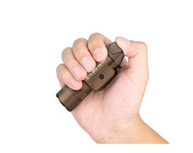 Svetlo na zbraň Olight BALDR PRO R Desert Tan 1350 lm – zelený laser   , image-7