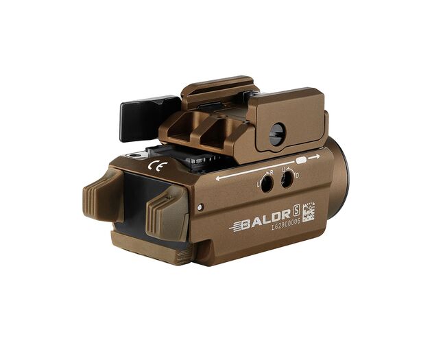 Svetlo na zbraň Olight Baldr S 800 lm Desert Tan – zelený laser   , image-2