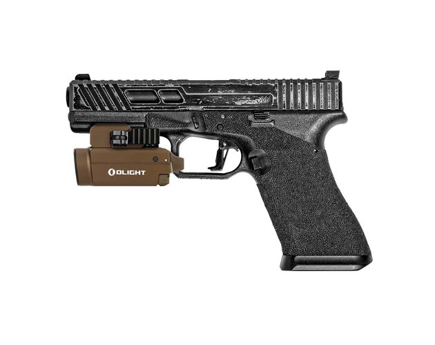 Svetlo na zbraň Olight Baldr S 800 lm Desert Tan – zelený laser   , image-5