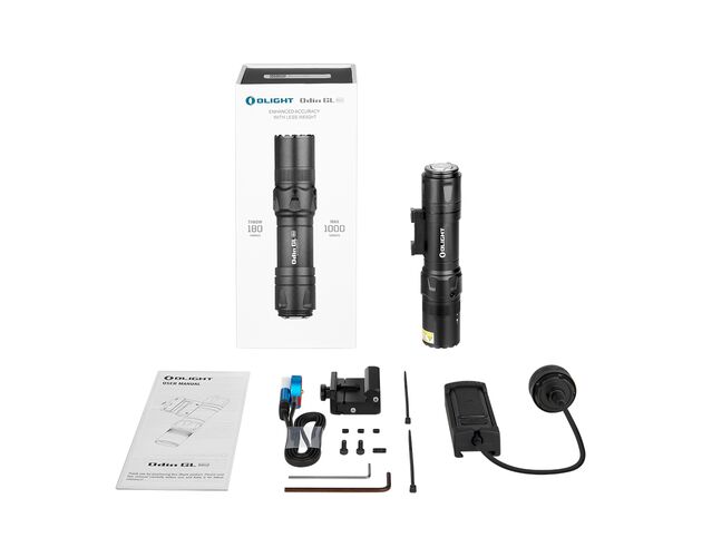 Svetlo na zbraň Olight Odin GL mini 1000 lm - zelený laser  , image-6