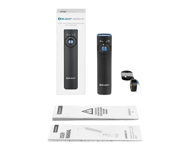 LED baterka Olight Arkfeld UV CW 1000 lm - black   , image-7