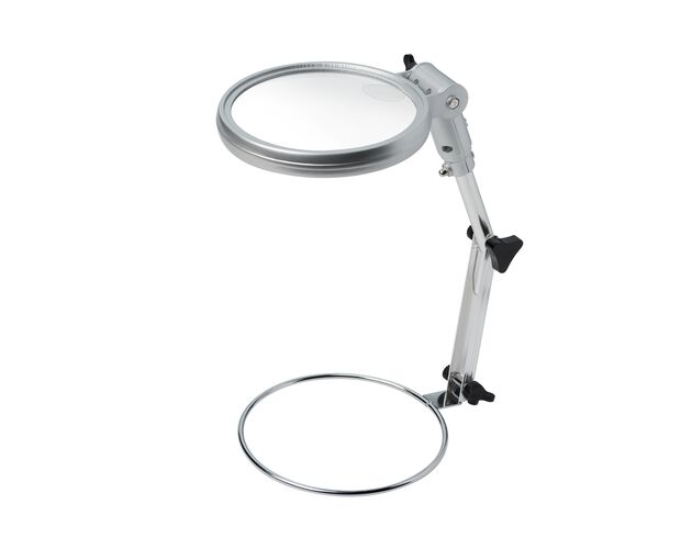 Šijacia lupa BRESSER 2×/4× s LED osvetlením Ø 120 mm