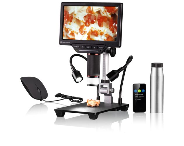 Bresser WLAN 1080p Digitálny mikroskop 2L s LCD obrazovkou