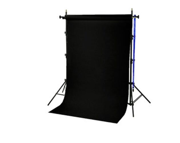 Pozadie BRESSER BR-TP240 – 240 cm + papierová rola 1,35×11 m čierna