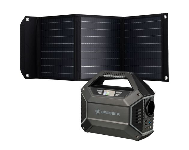 Sada BRESSER Mobile Power-Station 100 W + solárny panel 40 W