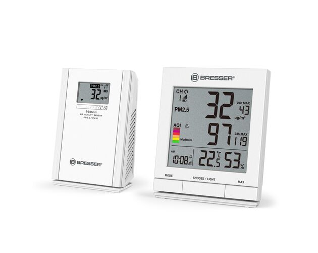 Merač častíc BRESSER PM2,5 / PM10 s bezdrôtovým senzorom
