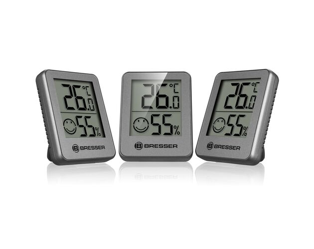 Sada termo-hygrometrov BRESSER ClimaTrend Hygro – 3 ks