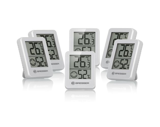 Termo-hygrometer BRESSER ClimaTemp – sada 6 ks