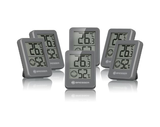 Termo-hygrometer BRESSER ClimaTemp – sada 6 ks
