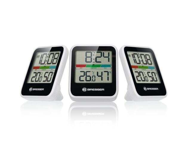 Sada termo-hygrometrov BRESSER Climate Monitor DCF – 3 ks