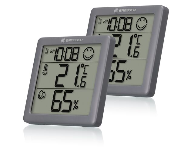 Sada termo-hygrometrov BRESSER Climate Smile – 2 ks
