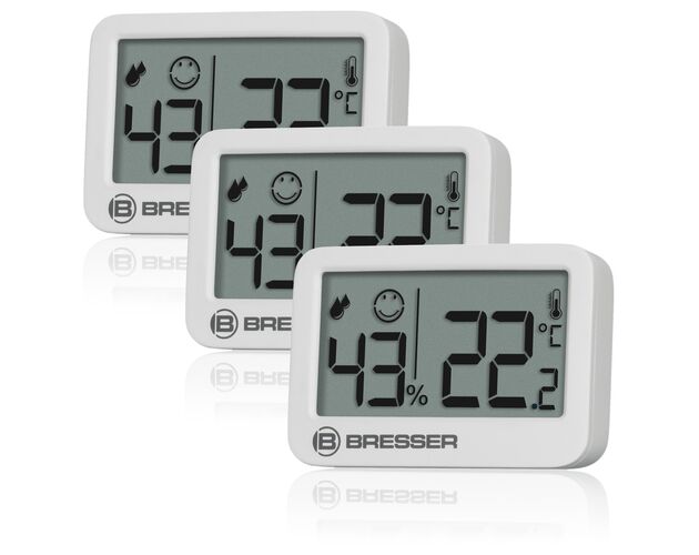 Sada termo-hygrometrov BRESSER Tempy – 3 ks