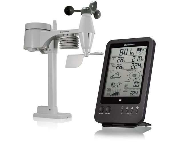 Meteostanica BRESSER 5-v-1 – čierna