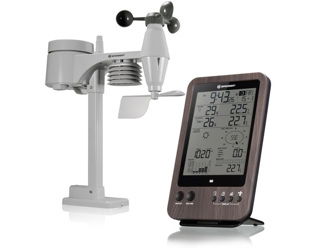 Meteorologická stanica BRESSER WTW 5-v-1 v drevenom dizajne