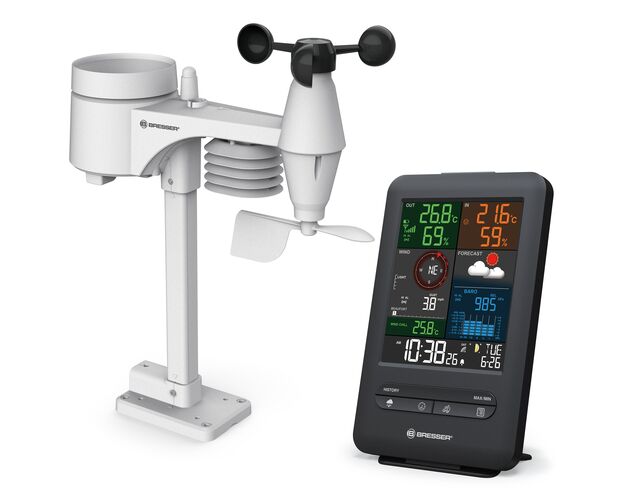 Meteostanica BRESSER 5-v-1 Beaufort s farebným displejom