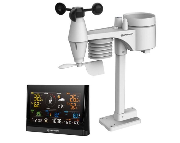 WLAN meteostanica BRESSER Comfort s 7-v-1 senzorom a farebným displejom