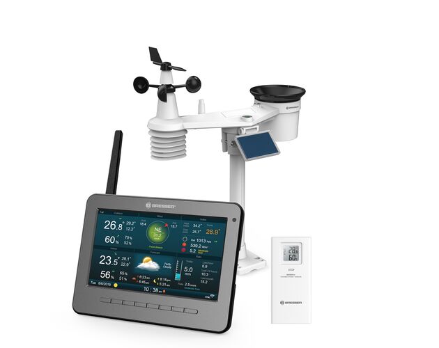 WLAN HD TFT meteostanica BRESSER 7-v-1 s rôznymi režimami zobrazenia