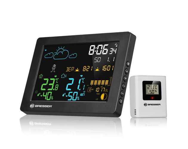 Farebná meteostanica BRESSER MeteoTemp Baro HZ